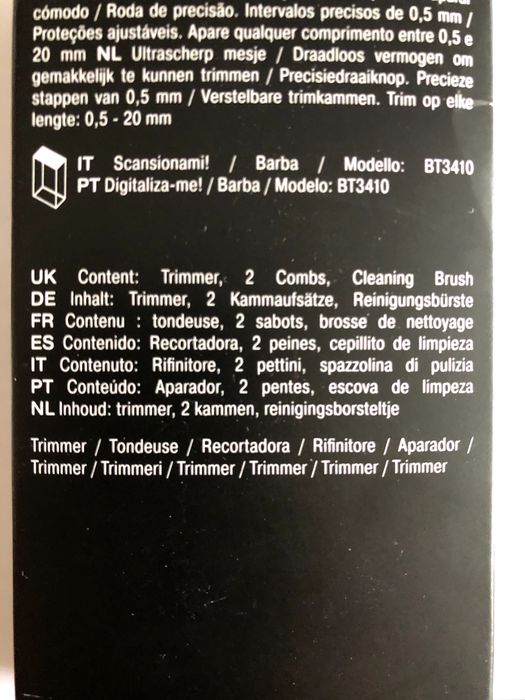 Braun Series 3 BT3410 – trymer do zarostu – nowy