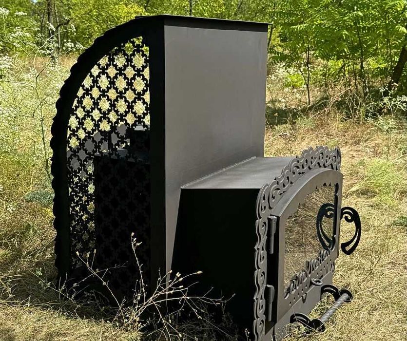 Печь для бани и сауны - каменка со стеклом (до 50 куб.м.)