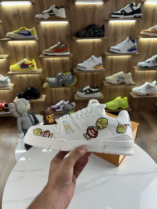 Кросівки Снікерси Louis Vuitton Lv x Human Made White