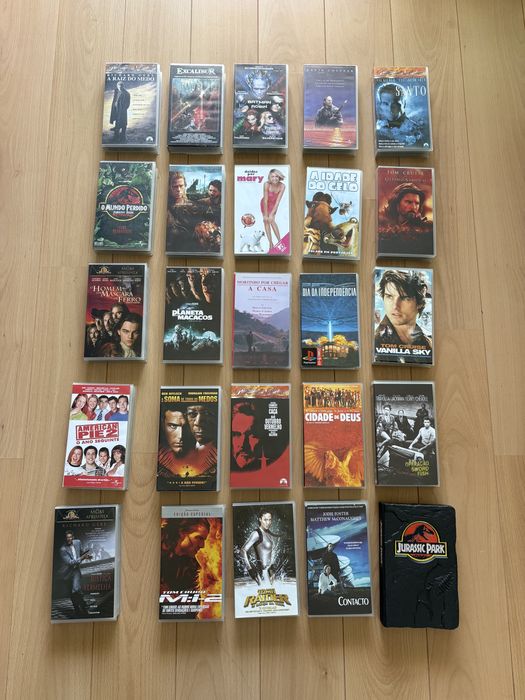 Filmes em cassete VHS, originais