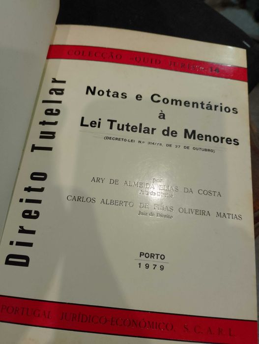 Notas e Comentários à Lei Tutelar de Menores (1979)