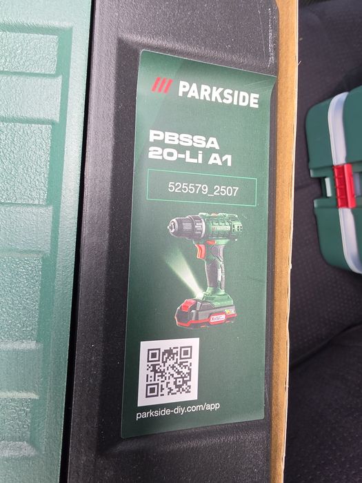 Parkside wkrętarka z akumulatorem i ładowarka, nowa