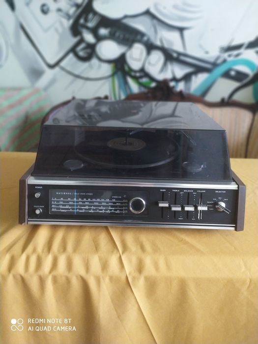 Gira Discos Antigo - Marca National