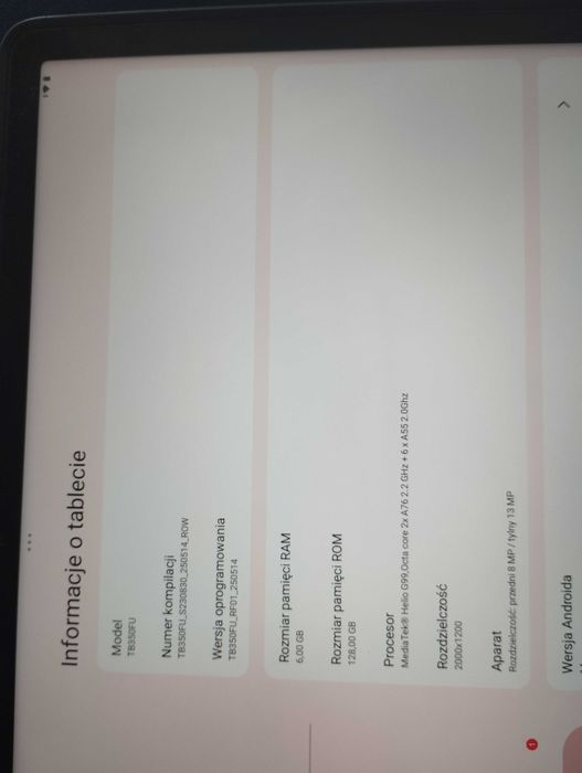 Lenovo P11 2nd Gen + klawiatura + rysik