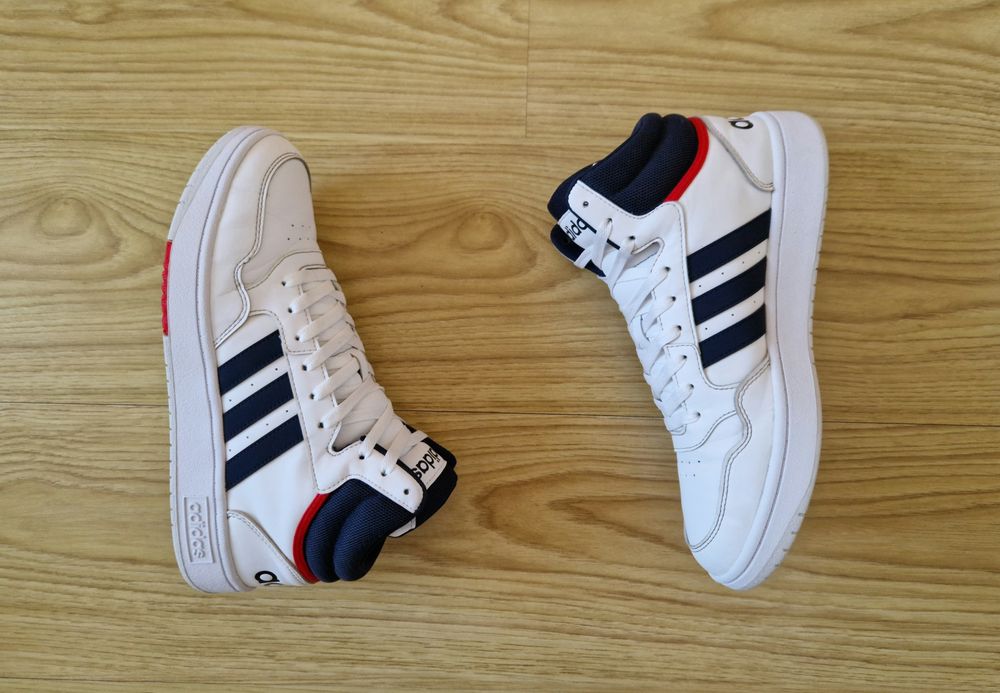Кросівки чоловічі ADIDAS Hoops 3.0 Mid  43 розмір (стелька 27.5см) ORIGINAL