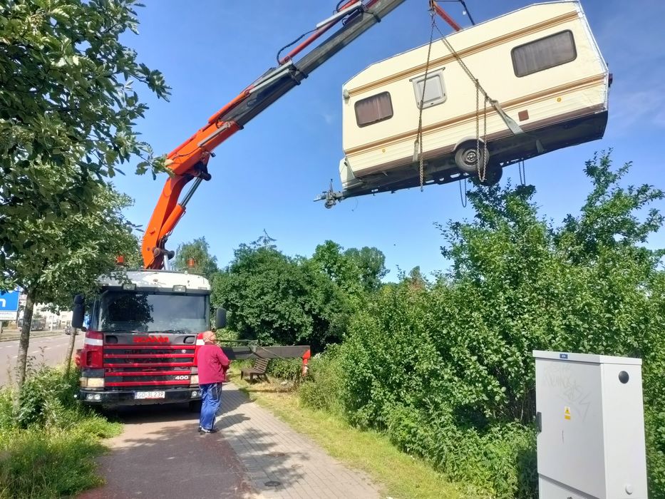 Usługi dźwigowe i transportowe HDS