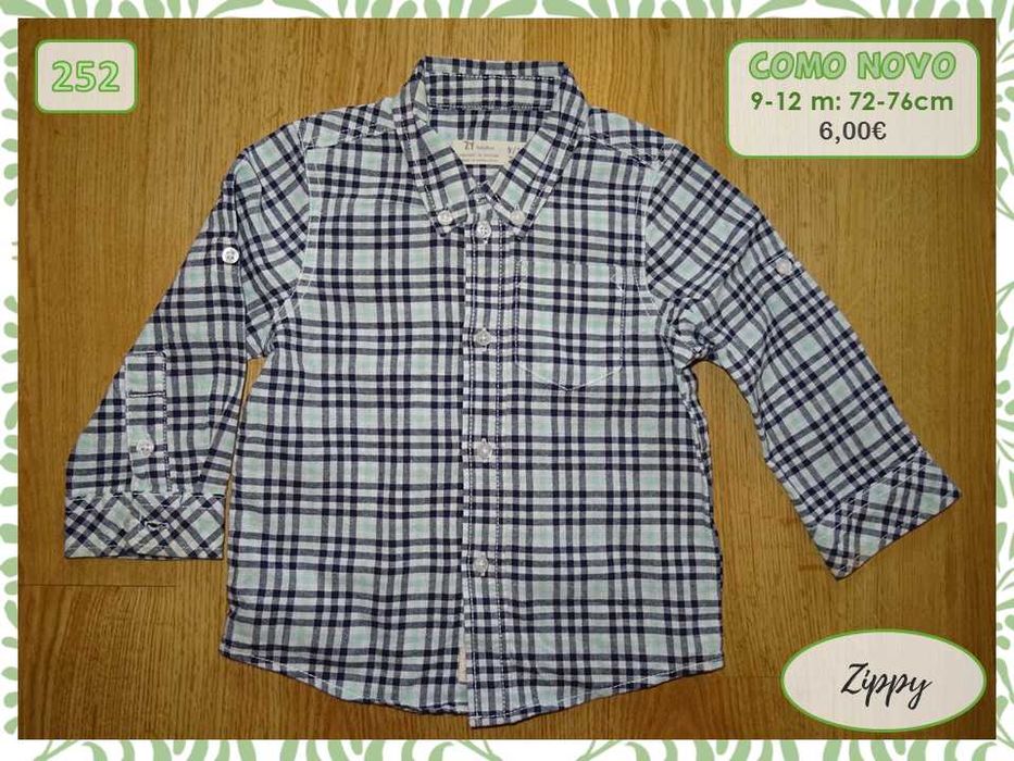 Camisolas e camisas, 9-12 meses (oferta portes)