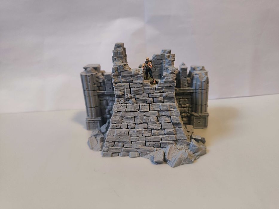 Zrujnowany mur 7(Lost City) RPG Diorama Makieta D&D