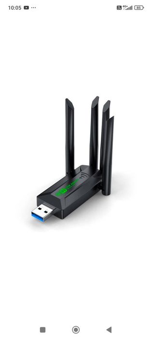 Двохдіапазонний USB WiFi адаптер 1200 Mbps Dual Band 2.4G/5G