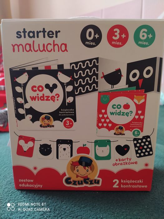 Książeczki kontrastowe CzuCzu