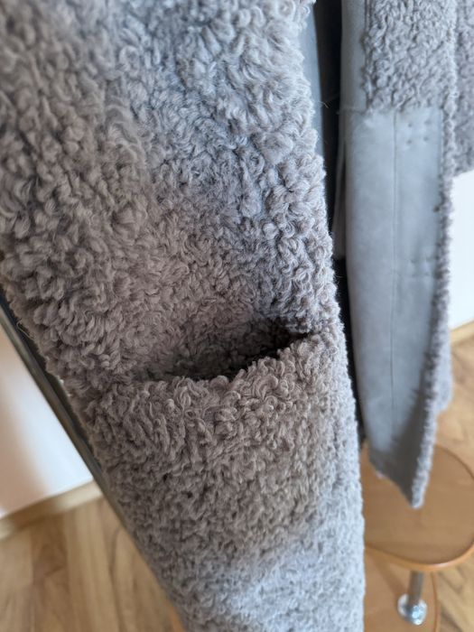 Пальто teddi корочневого кольору ідеальний стан S