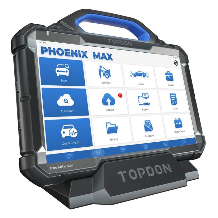 TOPDON Phoenix Max + Osciloscópio 4 Canais
