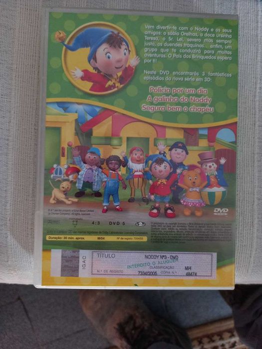 DVD nº 3 da Série ''Brinca e aprende com o Noddy''