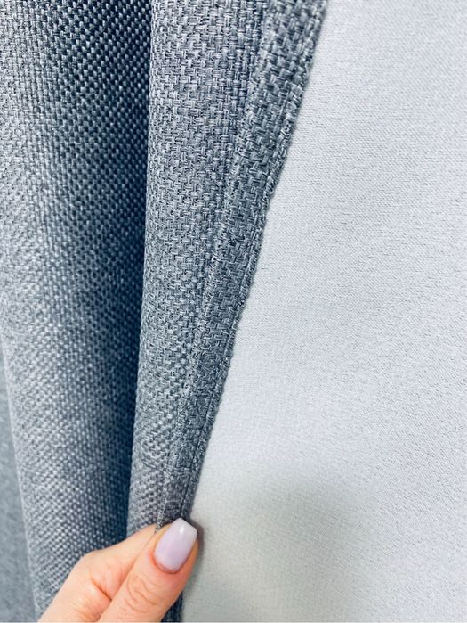 Якісні штори блекаут, шторна тканина. Тюль білий льон. Шторы блэкаут