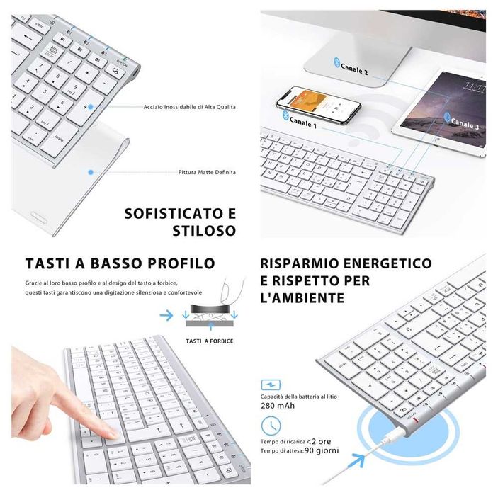 Iclever Wireless Bluetooth Keyboard514038322157987841