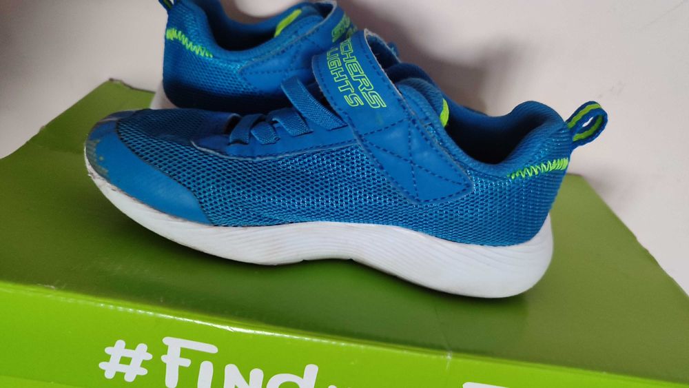 Дитячі кросівки для хлопчика Skechers з підсвіткою Go Run