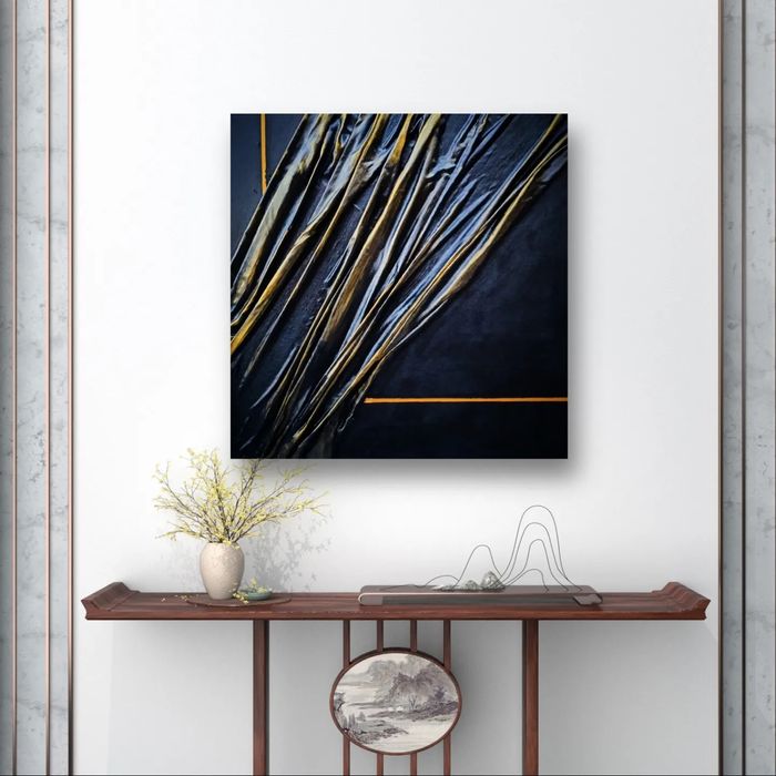 Pintura original gesso e acrílico