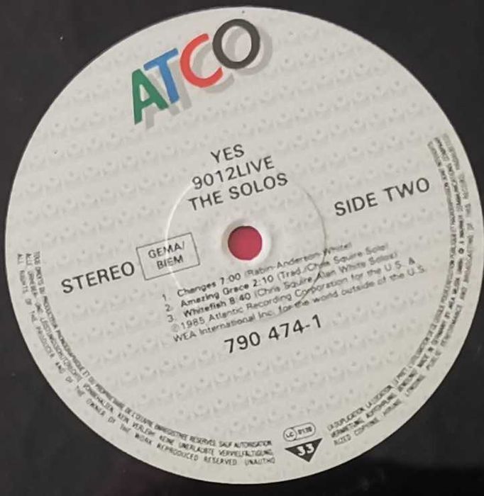 Yes – 9012 Live • The Solos