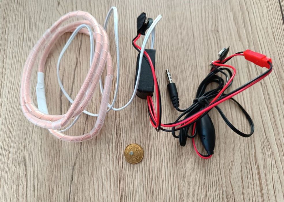 Zestaw egzamin test mini kamera mini słuchawka 2mm