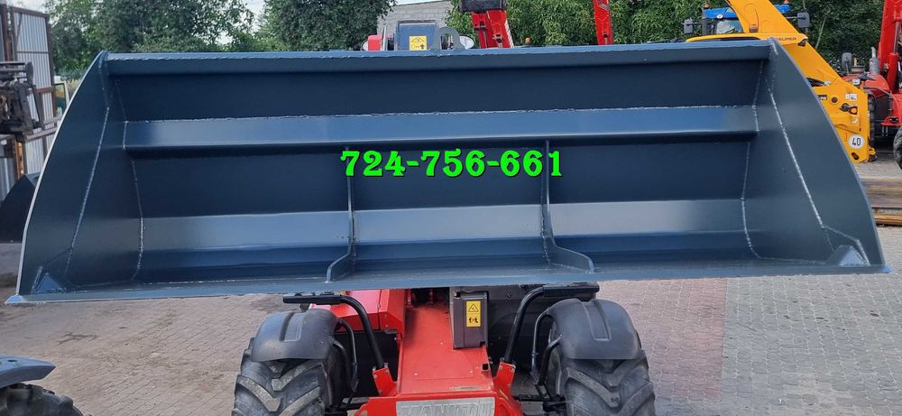 Mała łyżka manitou jcb 240 cm 1,2m3 massey bobcat ferguson matbro 526