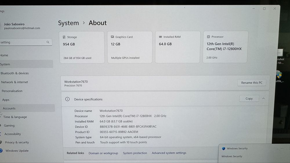 DELL Precision 7670