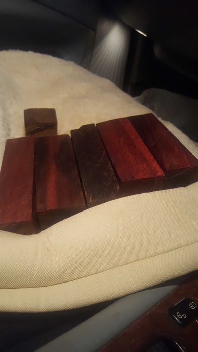 Красное дерево заготовки  для ножей