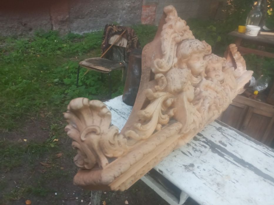 Антикварна тєракотова дєталь інтєреру