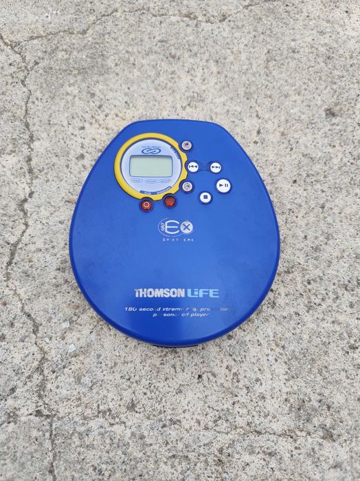 Leitor de CD portátil da marca Thompson