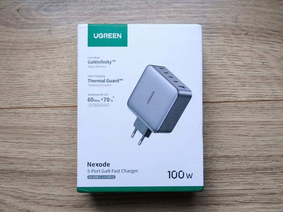 Зарядний пристрій UGREEN Nexode 100W 5-Port GaN Fast Charger (X563)