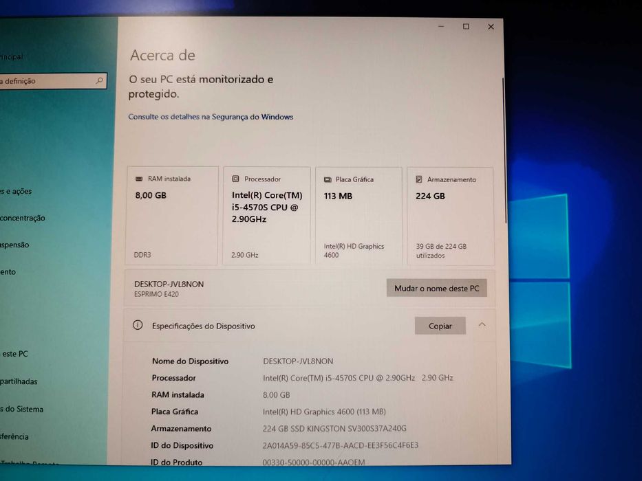 Fujitsu Esprimo E420 e85+ (i5 - 8GB - 240GB)