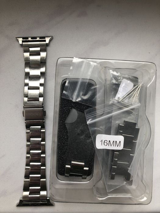 srebrna bransoleta SPIGEN MODERN FIT BAND APPLE WATCH 4/5/6/7, 38/40mm