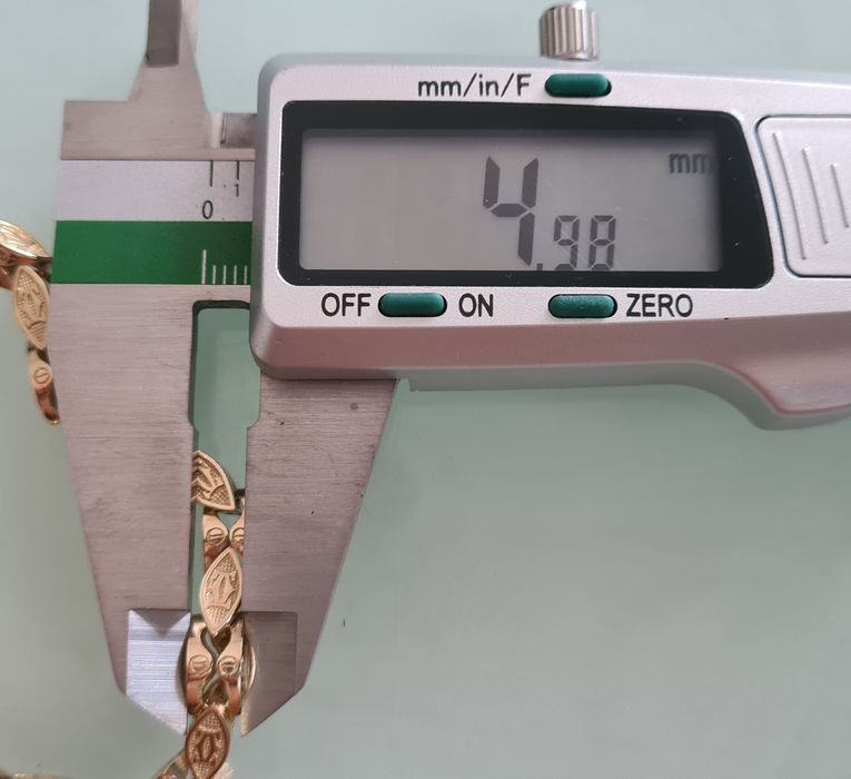 Nowy  złoty łańcuszek Cartier pr.585 60cm