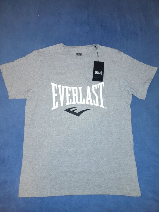 Everlast Męska koszulka bawełniana szara roz-M.