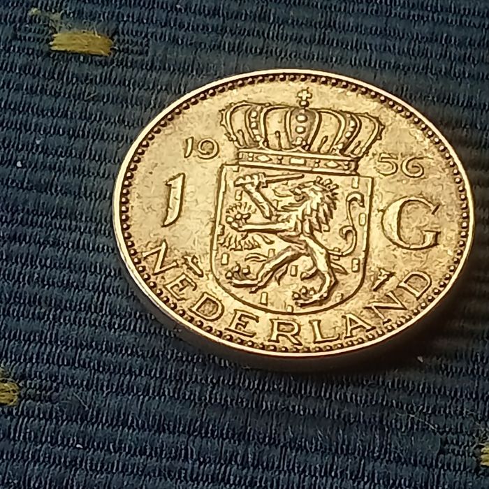 moeda prata 1 florim 1956