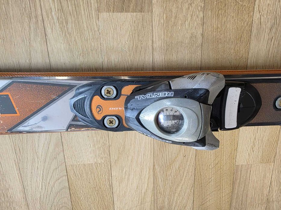 Narty zjazdowe męskie Volant Gravity 180 cm naostrzone i nasmarowane