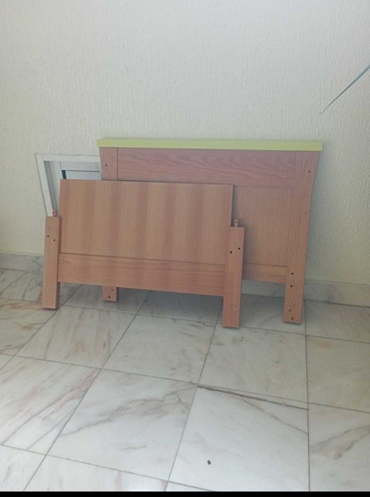 Cama de grades convertivel - Trama - 70*140