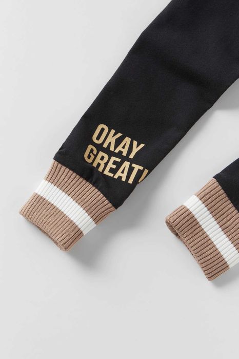 Legginsy czarne ZARA 152 ściągane nogawki
