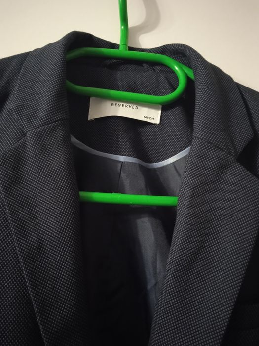 Marynarka Reserved 140 granatowa chłopięca