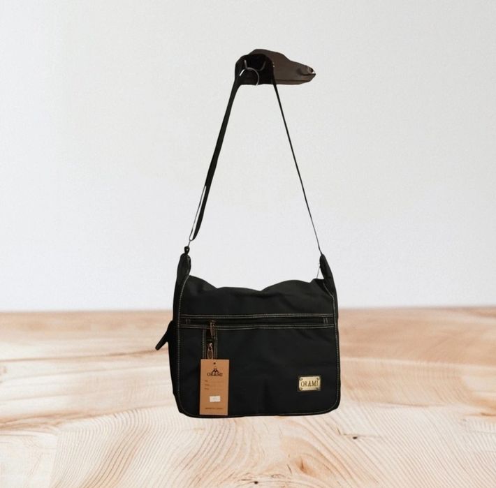 TORBA DAMSKA MĘSKA Mocna  OR&Mi ,do pracy szkoły na ramię listonoszka