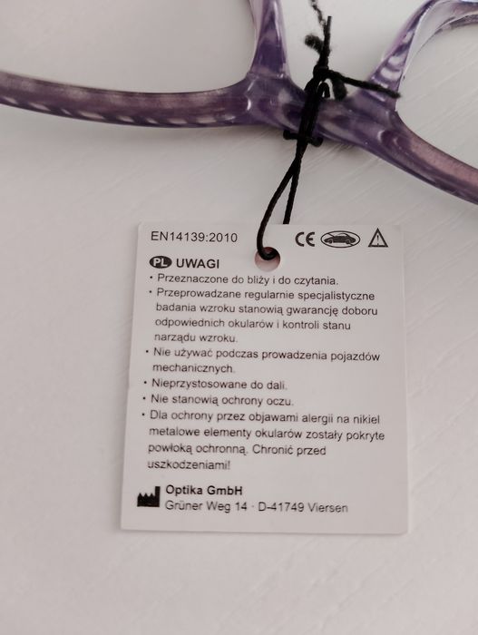 damskie okulary do czytania o mocy +1.50 dioptrii