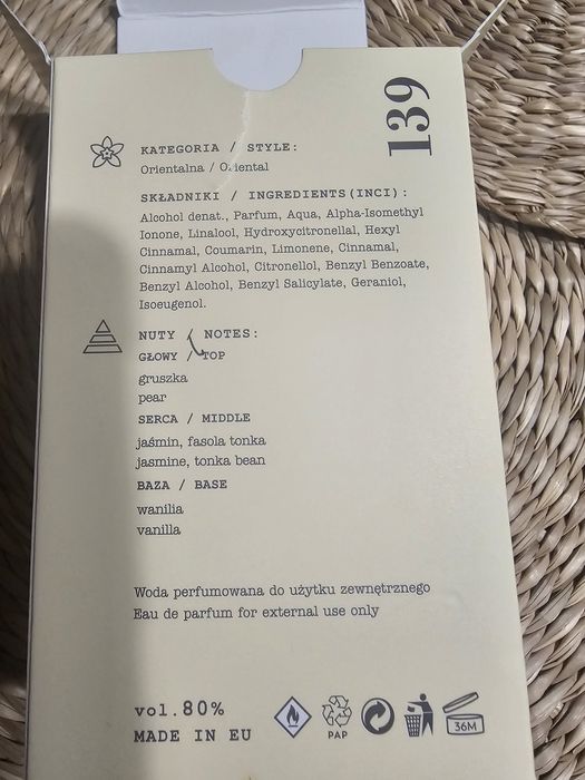 Perfumy Made InLab nr 139