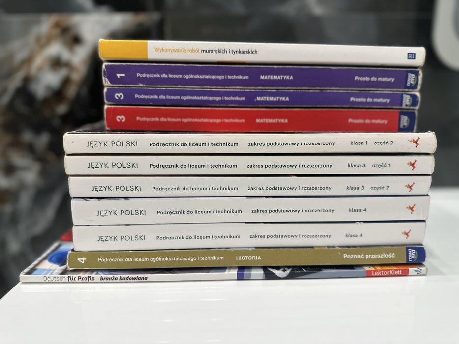 Ksiażka Prosto do matury klasa 1 zalres podstawowy Nowa era