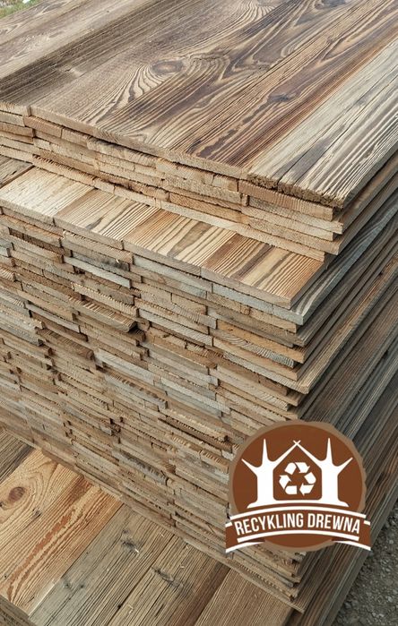 Panele na ścianę stare deski z rozbiórki stodoły nie postarzane lamele
