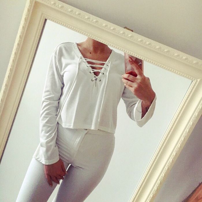 Bluza sznurowana top