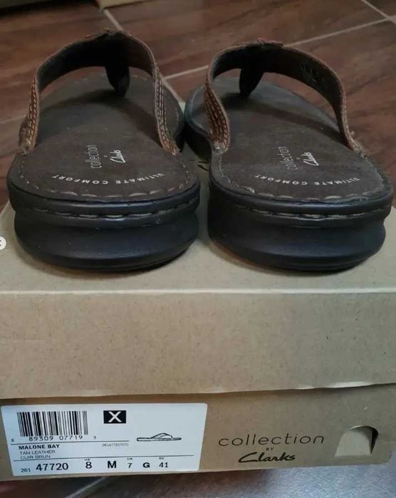 Шлепанцы Clarks Malone Bay оригинал 41