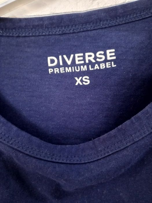 T-shirt XS bawełna granat