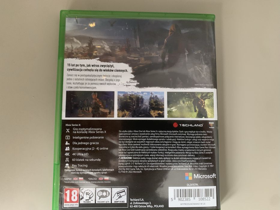 Gra Dying Light2 Na konsole Xbox one albo series xs