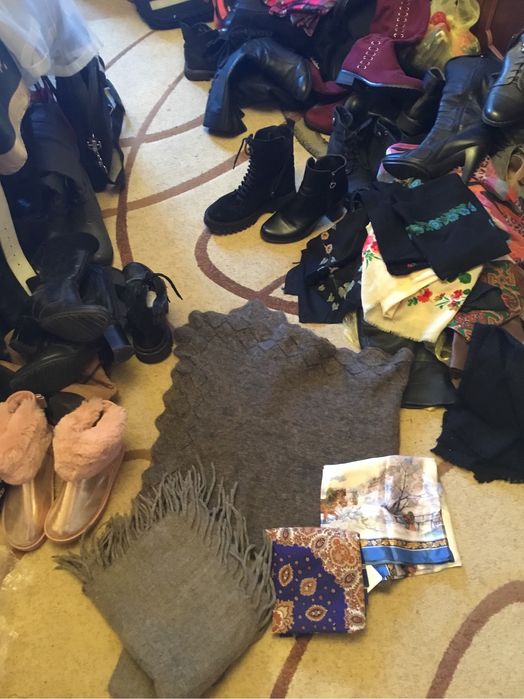 Хустки пухові килим