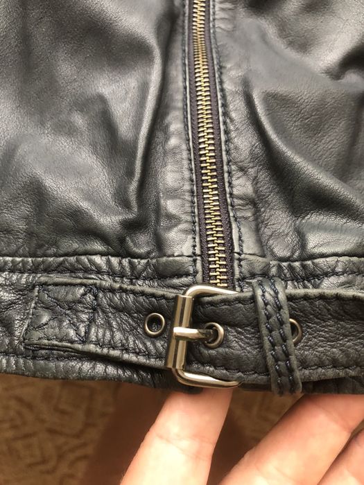 Кожаная куртка naf naf размер 42