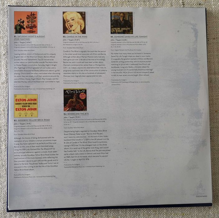 ELTON JOHN Diamonds orginalny 2 płytowy album winylowy.